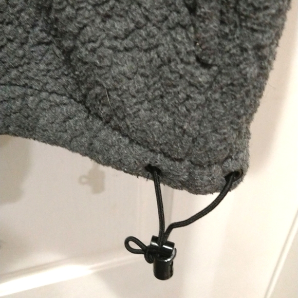 Vintage J. Crew 1/4 Zip Hooded Fleece Sweater/Jacket - Picture 4 of 6